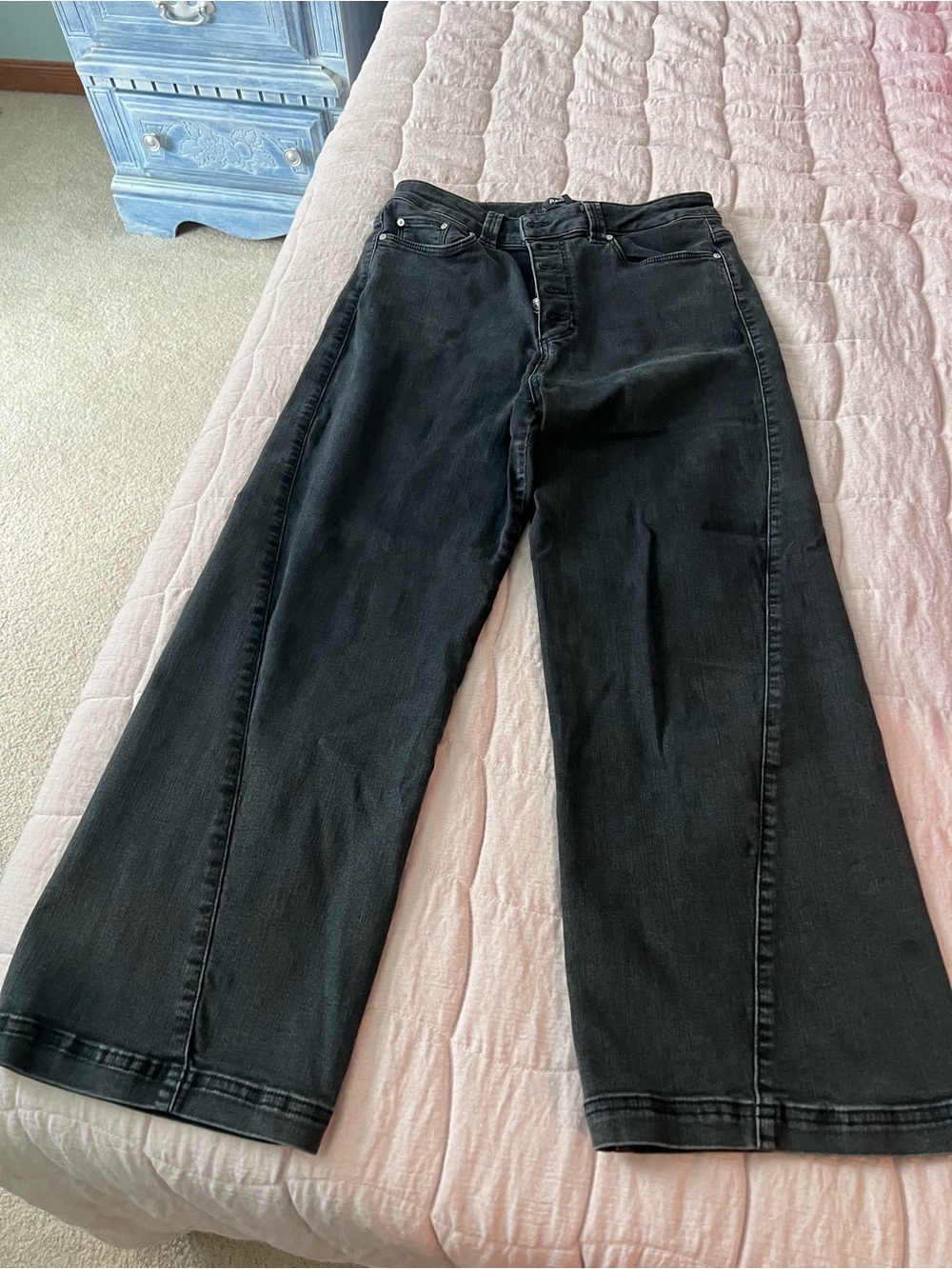Paige Anessa Wide-Leg Jeans | Size 32